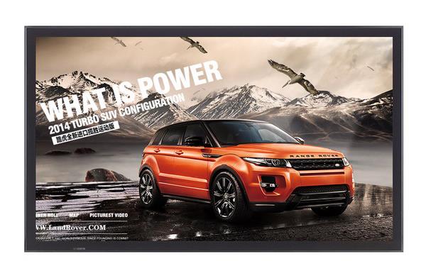 黑邊直角壁掛廣告機